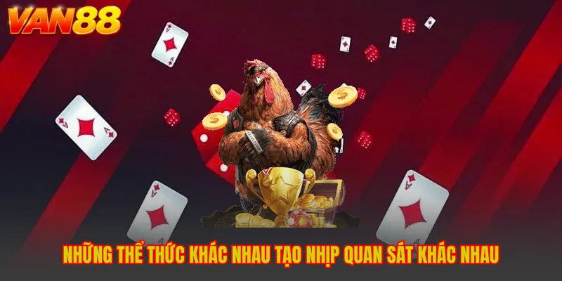 Những thể thức khác nhau tạo nhịp quan sát khác nhau